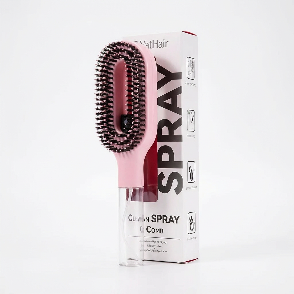 Brosse Spray 2-en-1